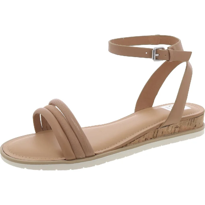 Classic Style DV By Dolce Vita Womens Friday Faux Leather Buckle Slingback Sandals