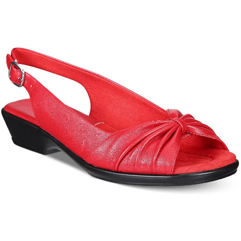 Trendy Items Easy Street Womens Fantasia Faux Leather Dressy Slingback Sandals