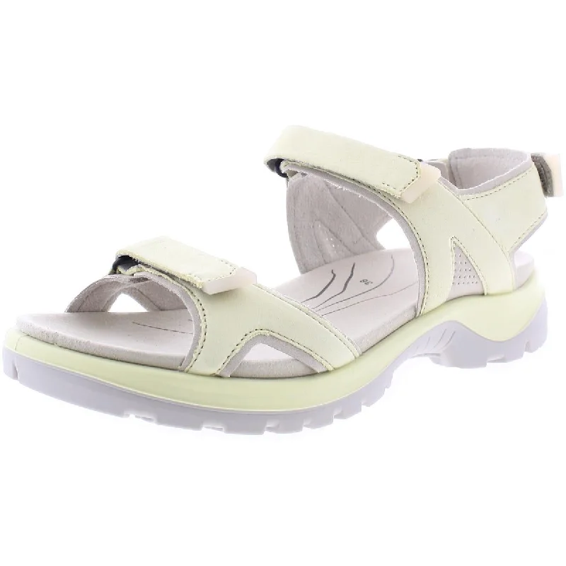 Sweet Girl ECCO Womens Offroad Leather Ankle Strap Sport Sandals