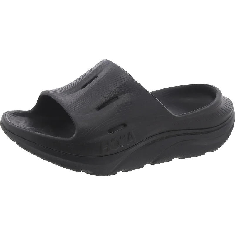 Cool Breeze At Night Hoka One One Womens Cushioned Footbed Slip-On Pool Slides