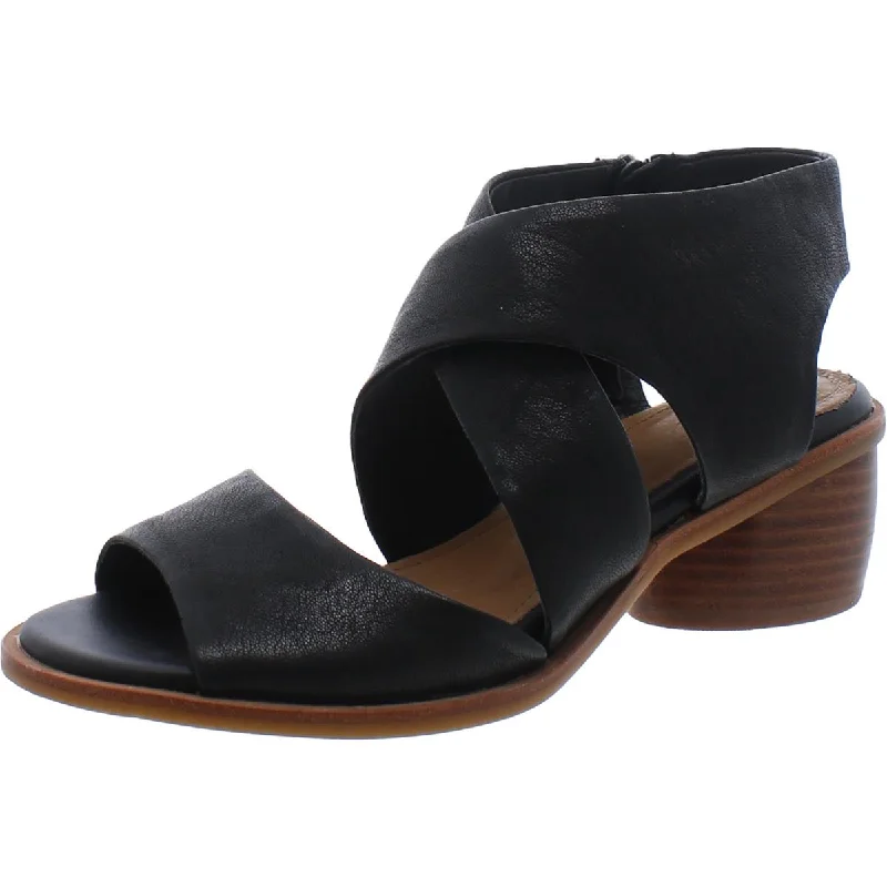Customized Version Sofft Womens Camille Leather Stack Heel Block Heel