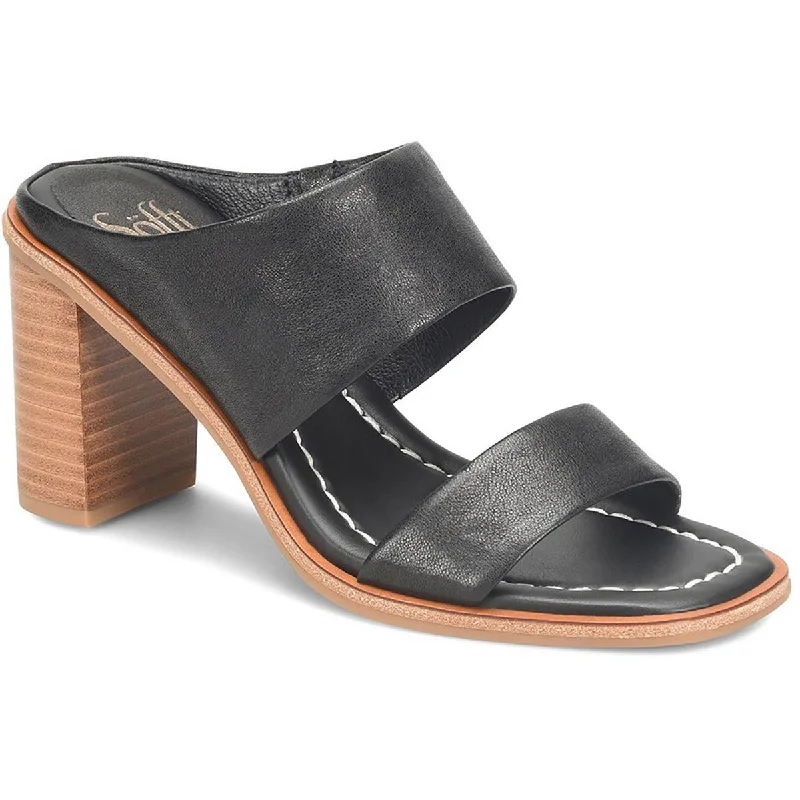 Classic Series Sofft Womens Sheila Leather Slip-On Heels