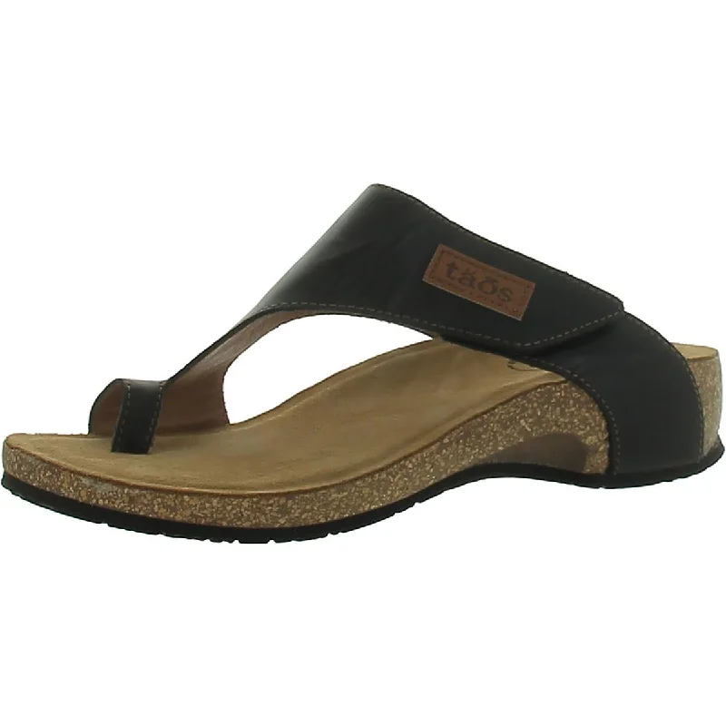Amazing design Taos Womens Leather Slip On Thong Sandals