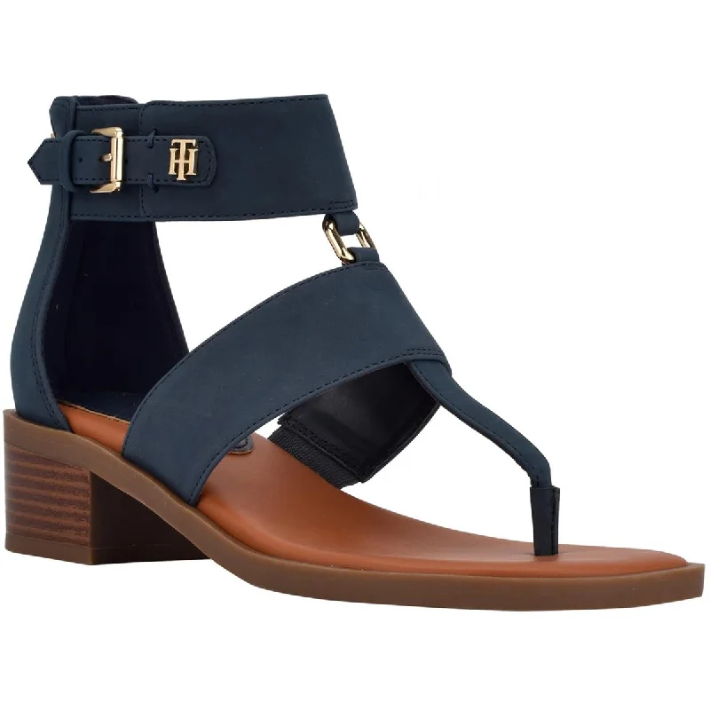Floral Prints Tommy Hilfiger Womens Obell  Ankle Strap Dressy Heels
