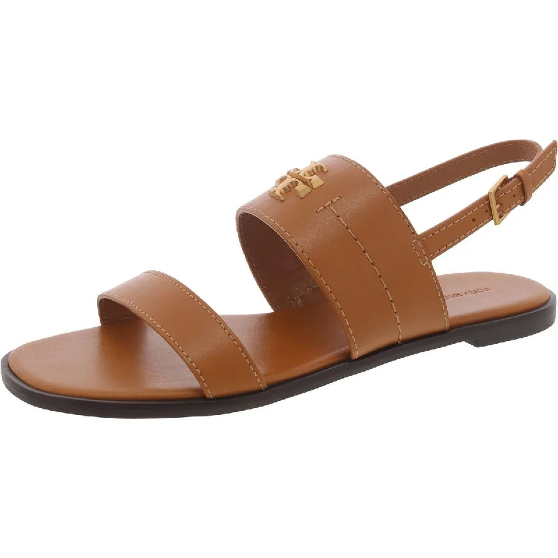 Sports Yoga Style Tory Burch Womens Everly Leather Open toe Slingback Sandals